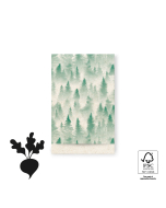 P38.224.012 X-mas Cadeauzakjes - Winter Forest - 12 x 19 cm