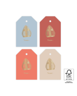 P39.010.100 Sint Gift Tags Multi - Mijter Goud