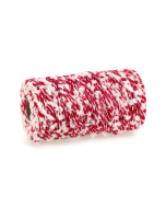 P60.126.100 Touw - Twist Fluffy - Red/White/Gold