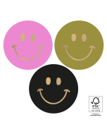 P74.379.250 Stickers Multi - Smiley Gold - Faded