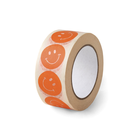 P63.042.050 Paper Tape - Smiley - Deep Orange