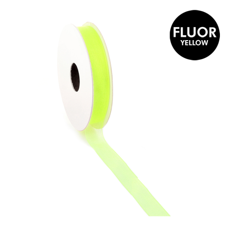 Ruban - Organza Fluor Yellow